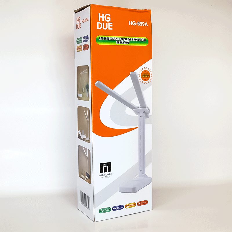 چراغ مطالعه شارژی مهتابی و آفتابی HG DUE HG-699A - Image 2